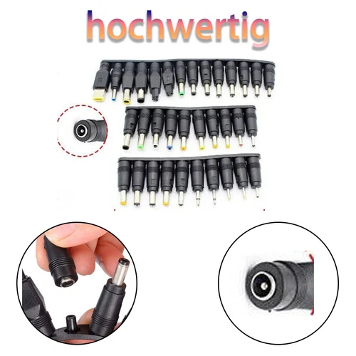 34Stück Universal-Notebook Laptop Adapter Netzteil Ladegerät DC Konverter Satz - Picture 2 of 15