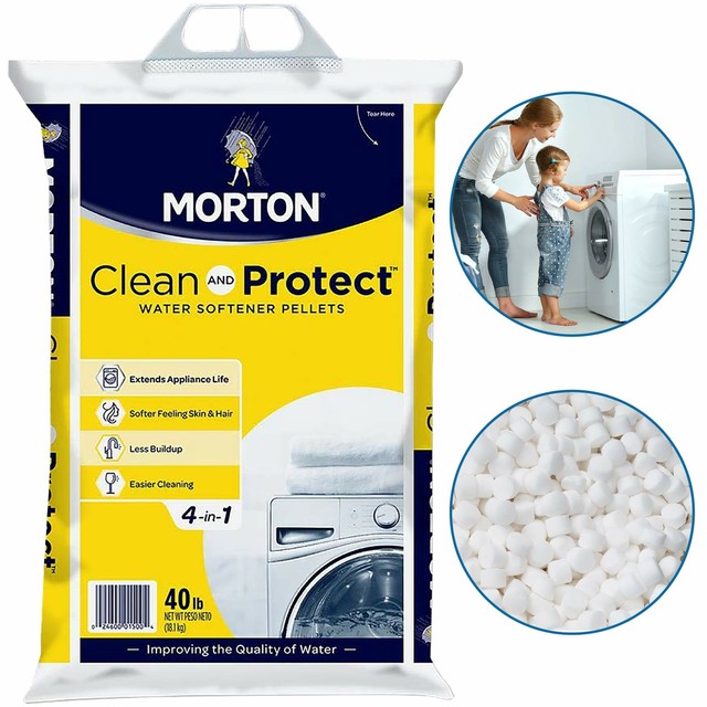 Morton Water Softener Salt Pellets Clean And Protect Softening Salt morton-water-softener-salt-pellets-clean-and-protect-softening-salt