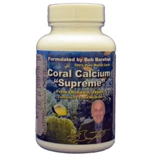 Coral Calcium Supreme 1000mg Supplement Best Marine Capsules Bob Barefoot