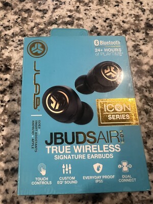 Jlab Icon NEW JLab Audio JBuds Air Icon Series True Wireless Bluetooth In-Ear ...