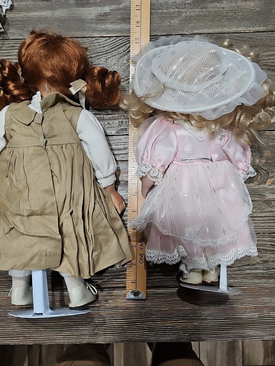 9 Porcelain Girl Dolls 12