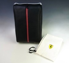Custodia per scarpe Ferrari Racing Days Fuji Speedway 2023 proprietario limitata in pelle nera