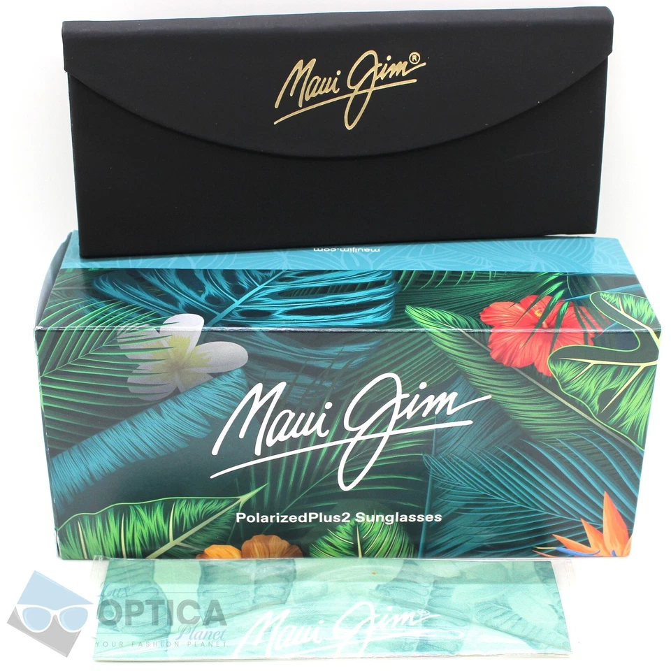 全新 Maui Jim PIHA 偏光太阳镜 哑光 银色 / 双镜镜片 DBS621-17 — 第 4/4 张图片