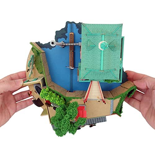 Studio Ghibli Sankei Miniatur Kunst Kit Spirited Away Diorama Papier Handwerk MP07-42 - Bild 5 von 6