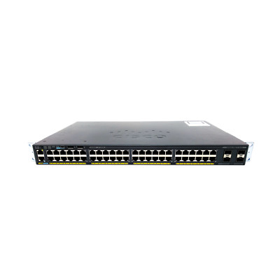 Cisco WS-C2960X-48TS-L 48 Port 10/100/1000GbE 4x SFP Uplinks LAN Switch