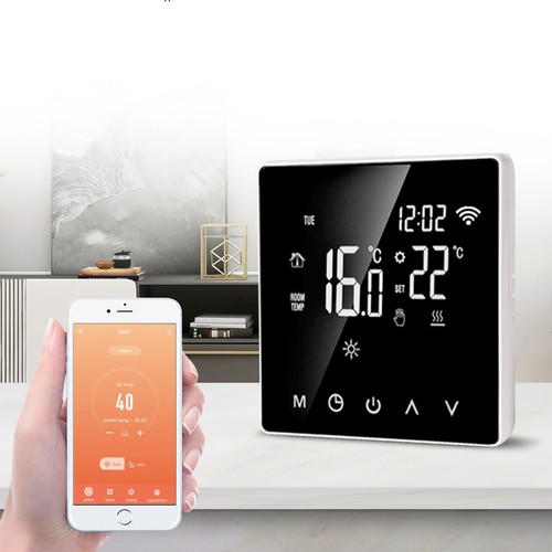 App Control Digital Smart Thermostat Programmable wifi Wireless Home Room Sensor - Picture 10 of 15