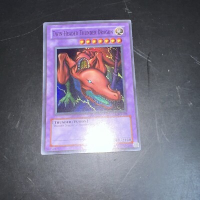 Yugioh! Twin-Headed Thunder Dragon - MRD-120 - Super Rare