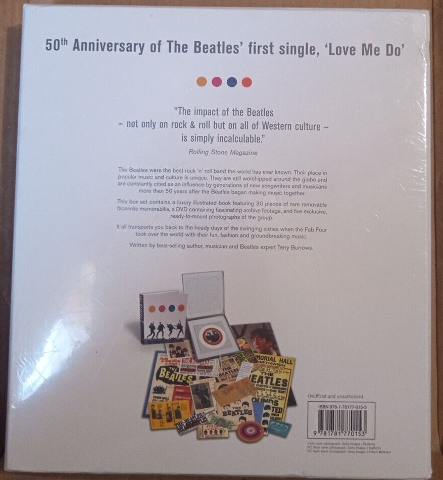 The Beatles It Was 50 Years Ago Today by Terry Burrows- Book & DVD