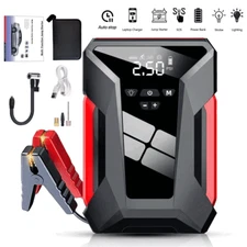 Car Jump Starter with Air Compressor Battery Pack Charger Tire Inflator Portable