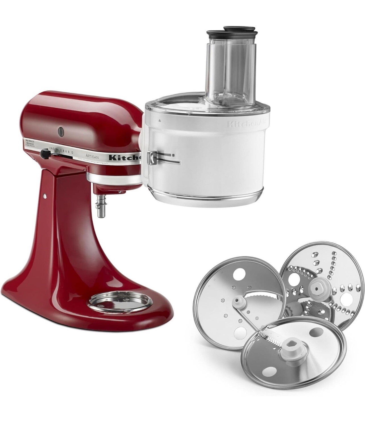 KitchenAid 120V Food Processor Stand Mixer Attachment, Dicing Kit - Plastic