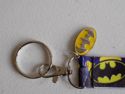 Batman Lanyard with Charm - Picture 3 of 3
