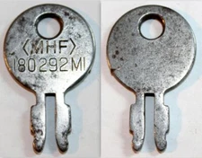 Vintage MHF 180292MI Flat Key