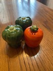 Mini Vegetable Salt Pepper Shakers Carrots, Peppers — photo 1