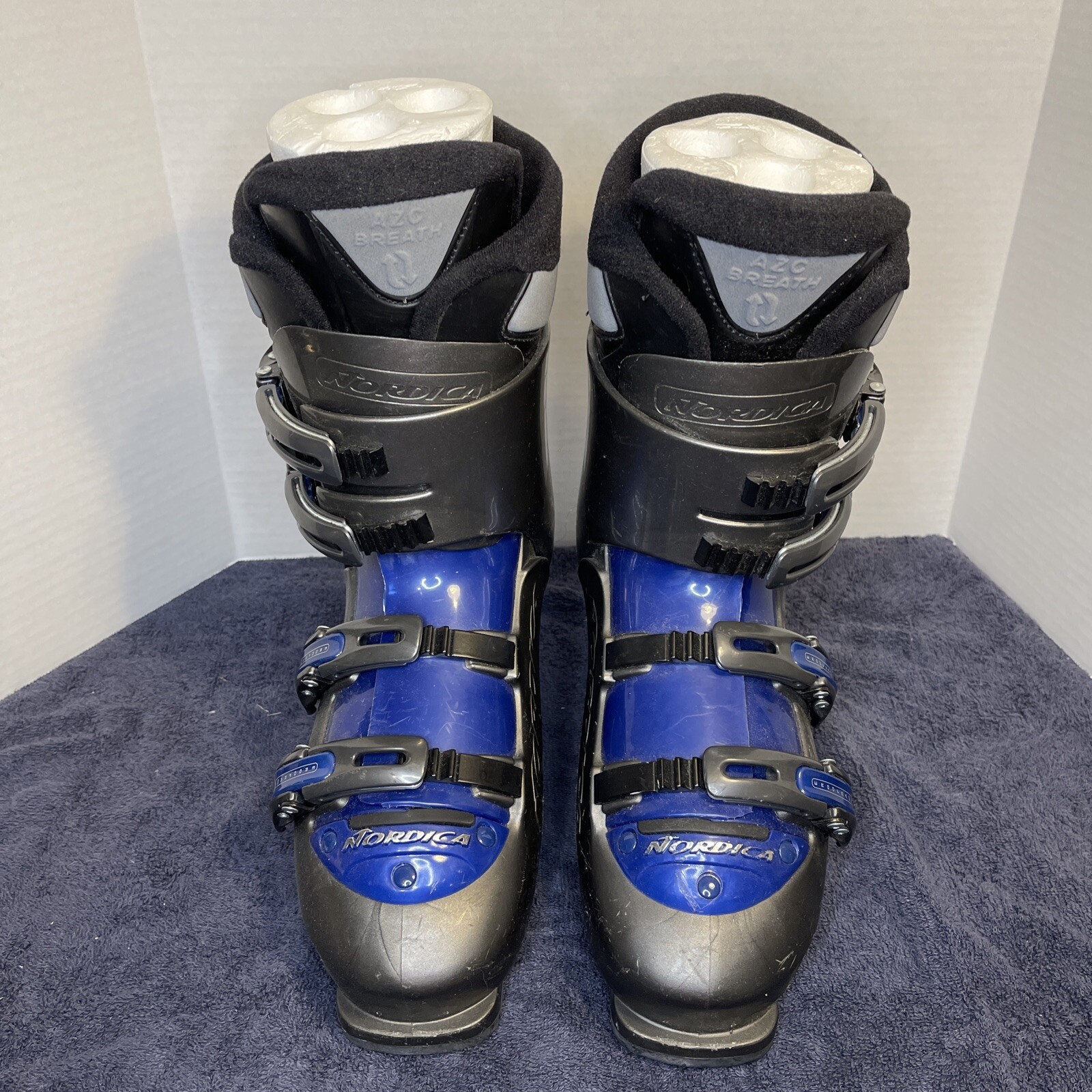 SALOMON Stivali da sci Nordica Exopower Trend 03 taglia 280 285 grigio blu eccellenti 300 mm