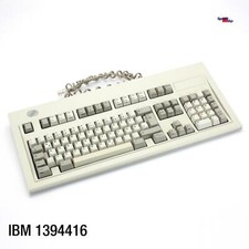 IBM 1394416 Vintage Keyboard Computer QWERTZ German Retro Old 1994