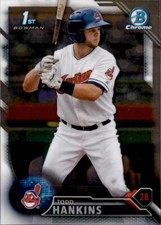 2018 BOWMAN CHROME PROSPECT 1ST CLEVELAND INDIANS - TODD HANKINS #BCP166