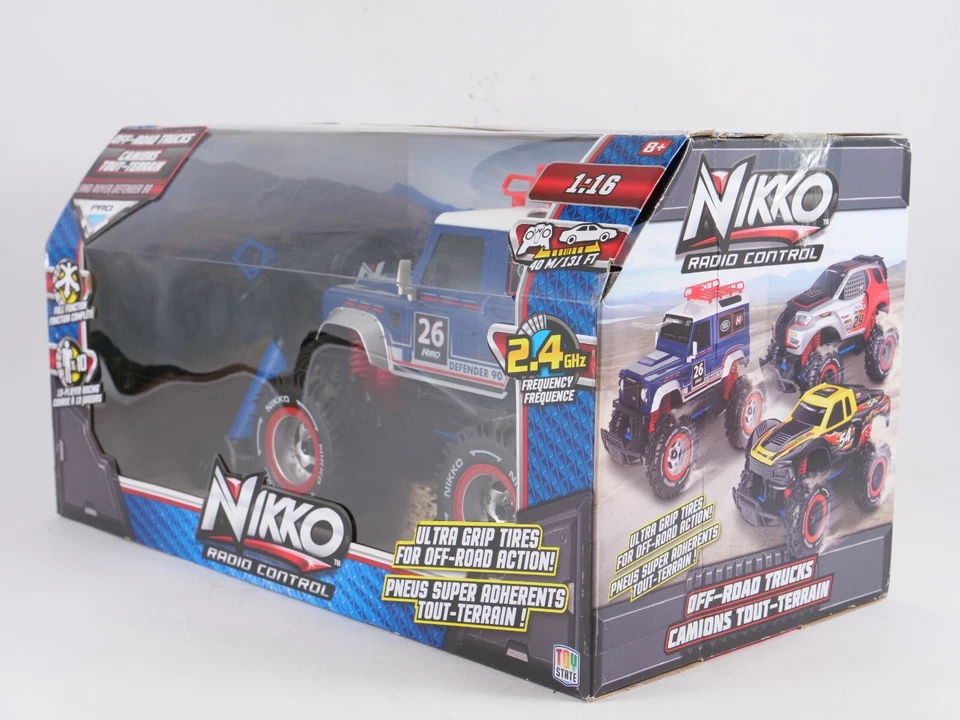 Nikko 1/16 Off Road Camion Copertone Super Adherents Land Rover Jeep - Immagine 2 di 4