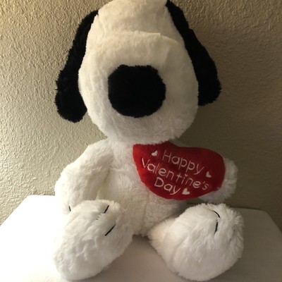 snoopy valentine stuffed animal