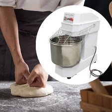 220V 60QT Double-Acting Double-Speed Sprial Dough Mixer Dough Kneading Machine