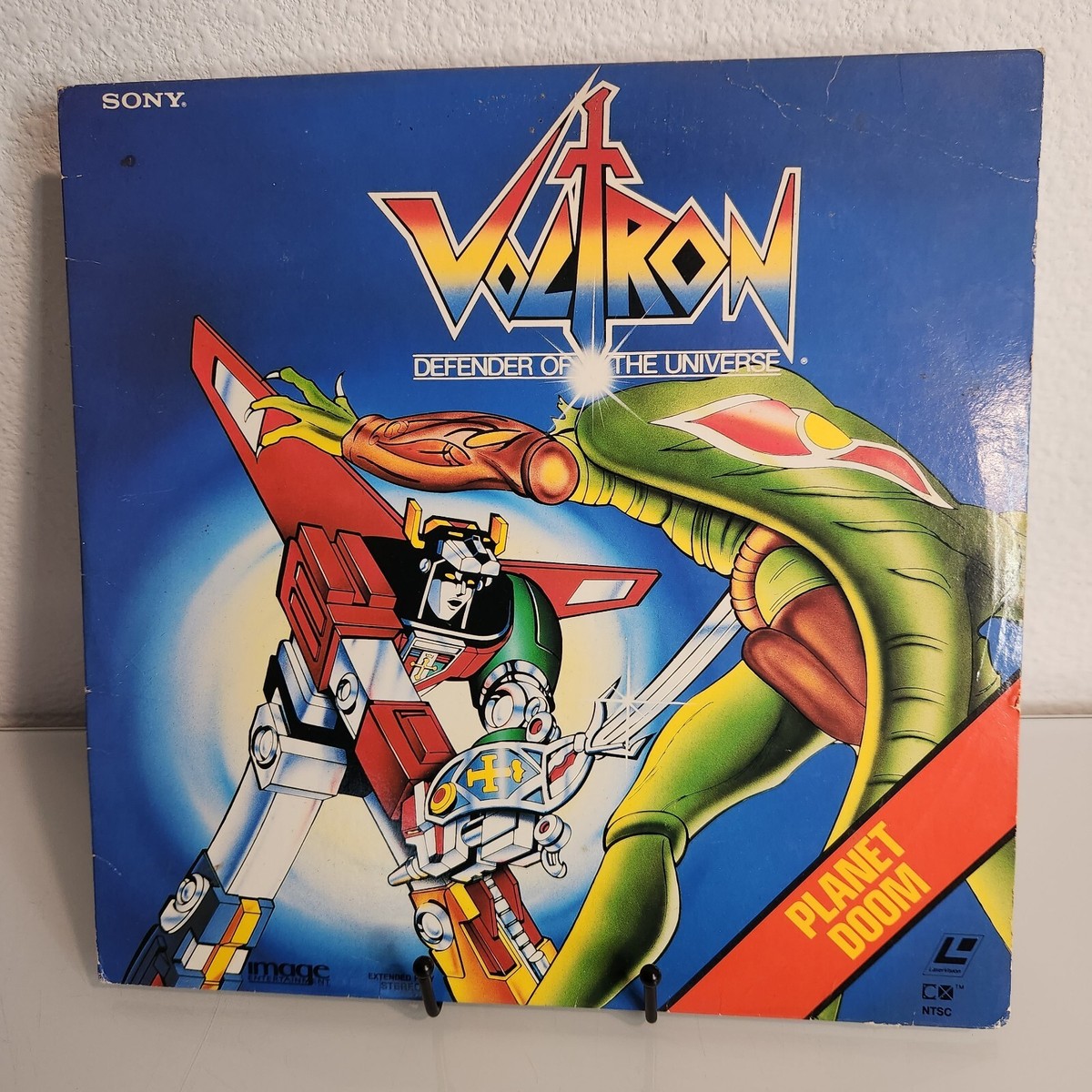 VOLTRON Defender of the Universe Planet Doom Laserdisc Sony