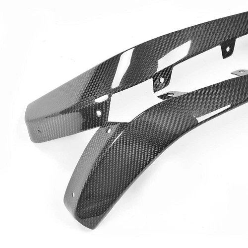 REAL CARBON for Mercedes Benz W218 CLS63 Front Bumper Splitter Canard Fins - Picture 12 of 12