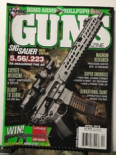 Guns Magazine Sig Sauer Magnum Research Snubbies April 2018 FREE SHIPPING JB