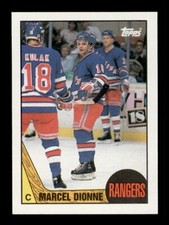 1987-88 TOPPS HOCKEY #129 MARCEL DIONNE NEW YORK RANGERS