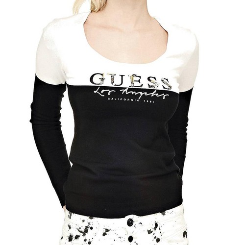 Maglione Fine GUESS Logo Straße W81R34 FZ02 Bicolore | eBay