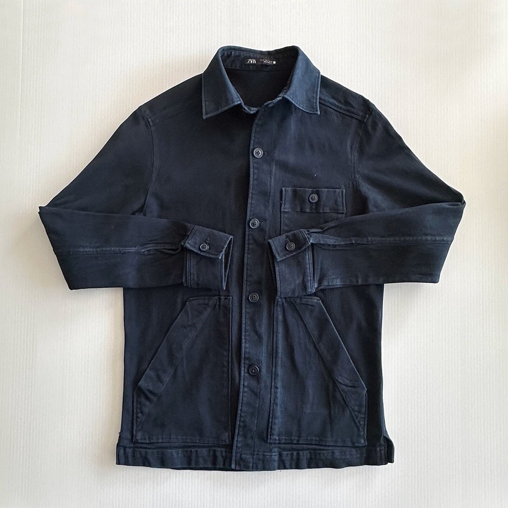 Zara Mens Small Overshirt Chore Jacket Casual Stylish