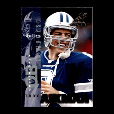 Troy Aikman 1997 Pinnacle Dallas Cowboys #1 R307 | eBay