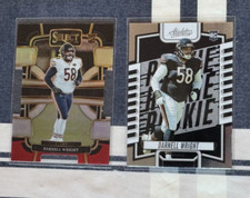 Darnell Wright Rookie Card Lot of 2: Select Concourse Die Cut + Absolute Base RC