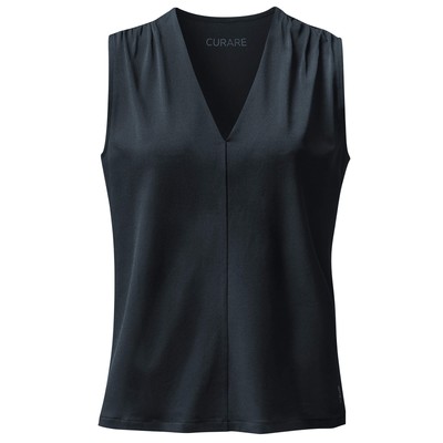 Yoga-Top Comfort V-Neck - Midnight-Blue Dunkelblau von Curare