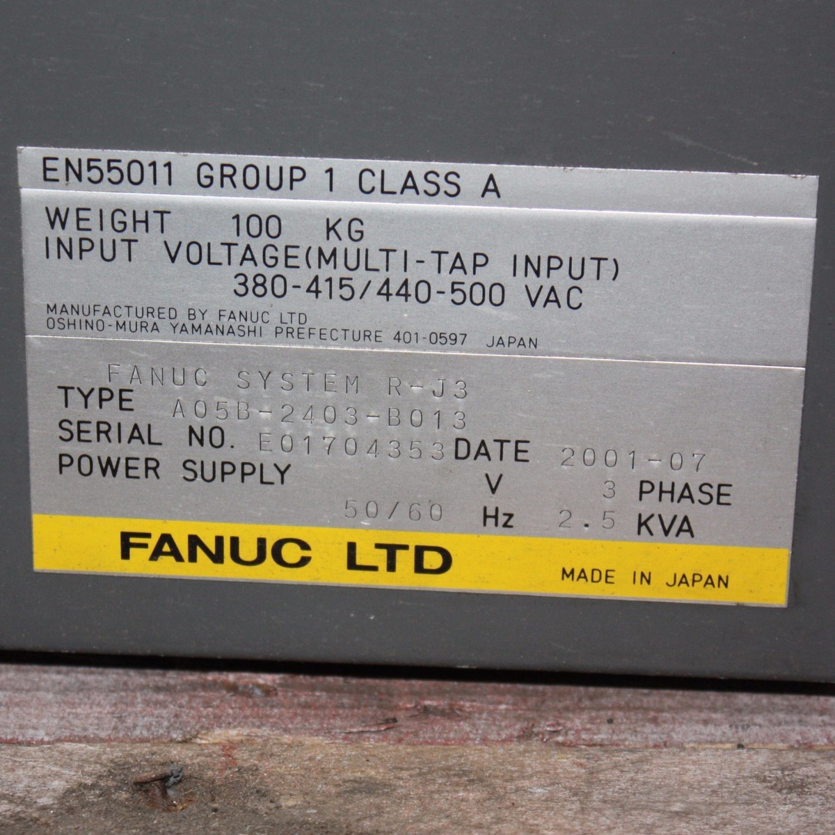 FANUC COMPLETE Robot System M-16i R-J3 A05B-2403-B013 A05B-1212