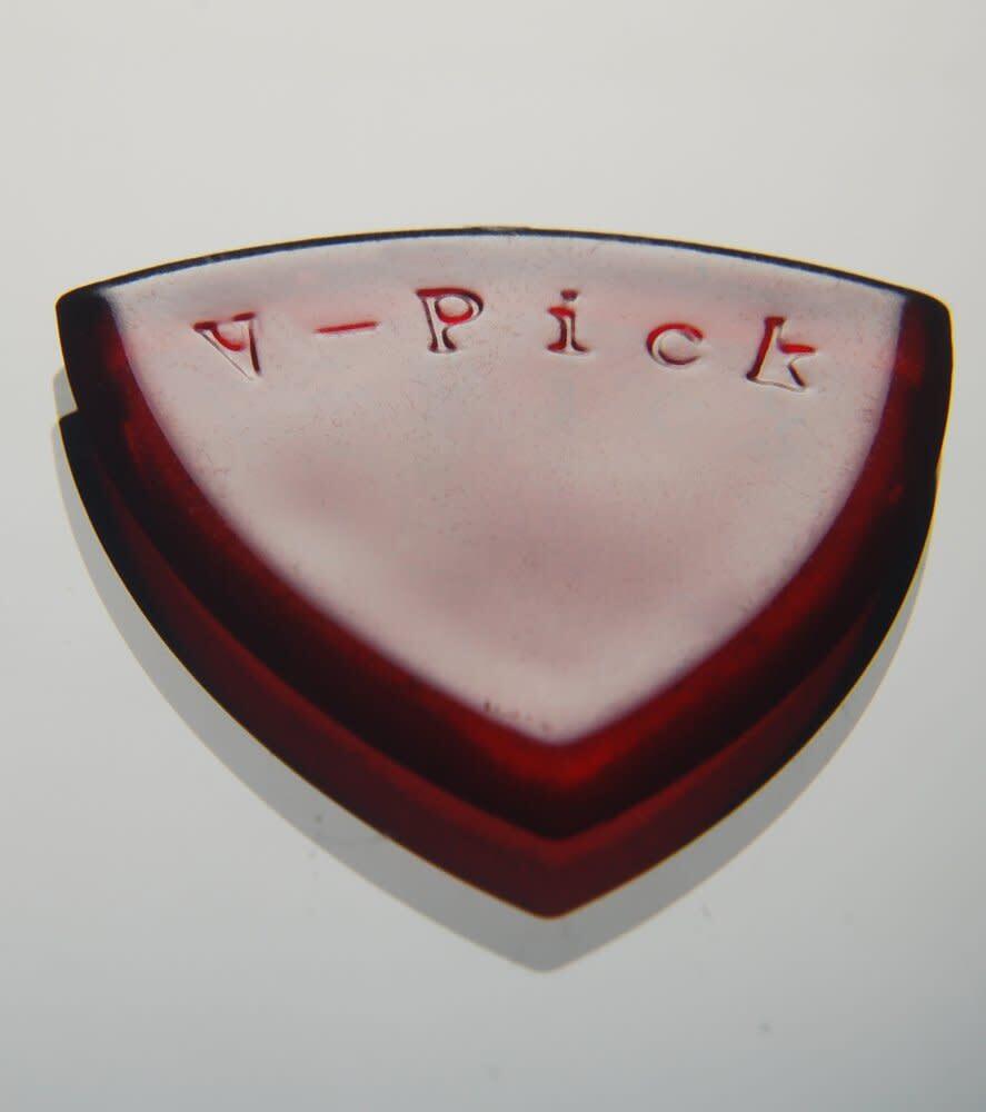 V-Picks Маленький остроконечный рубиново-красный кастомный медиатор для гитары