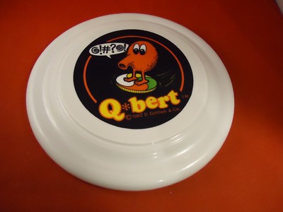 Original QBert 1982 Promotional Frisbee Disc Arcade Promo D. Gotlieb & Co.  