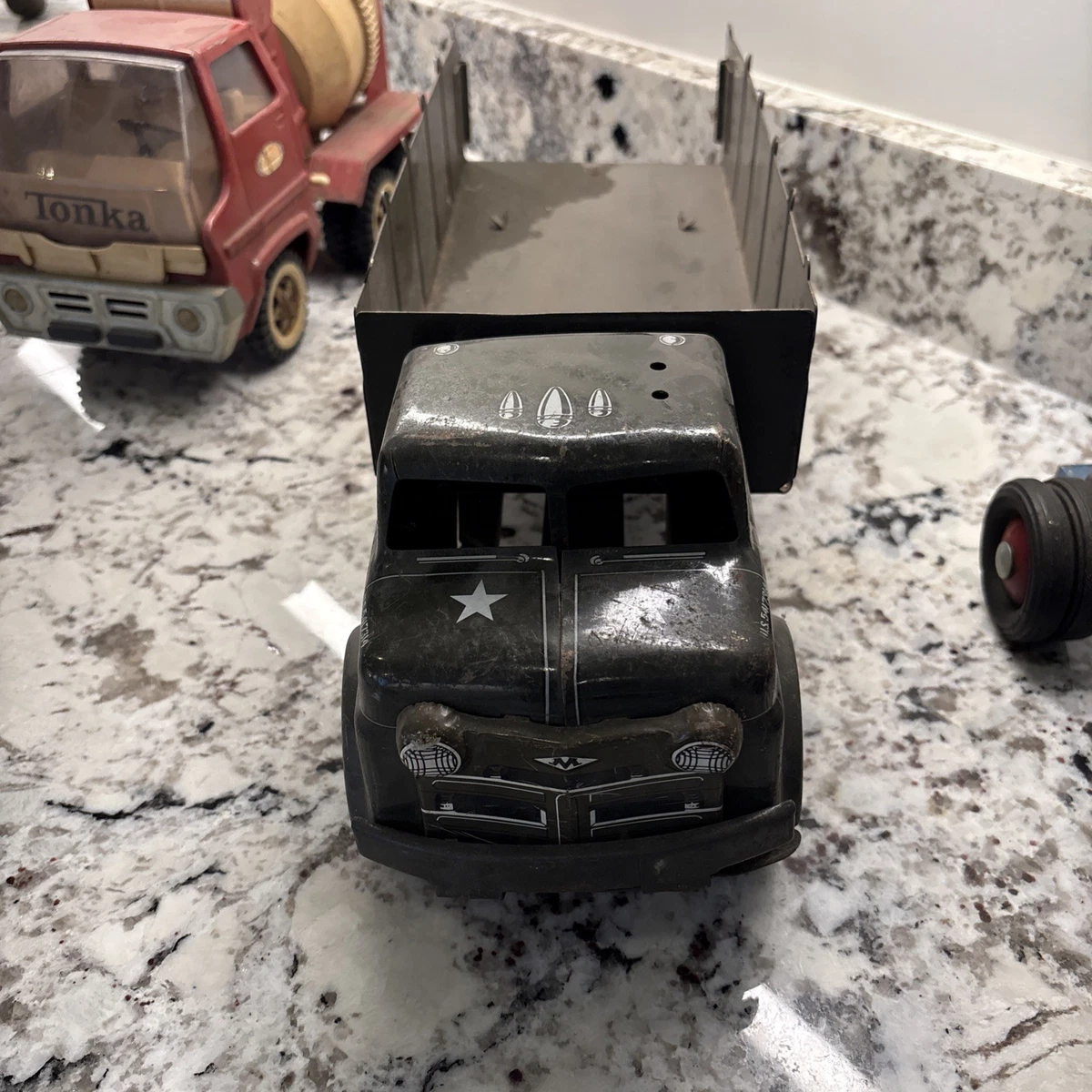 Marx Toys Mac Wonder Truck – Camion Remontoir Années 50 Avec Clé, Boîte D'origine