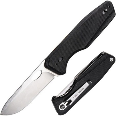 ROXON Black G10 Stonewash Folding Knife 8Cr13MoV