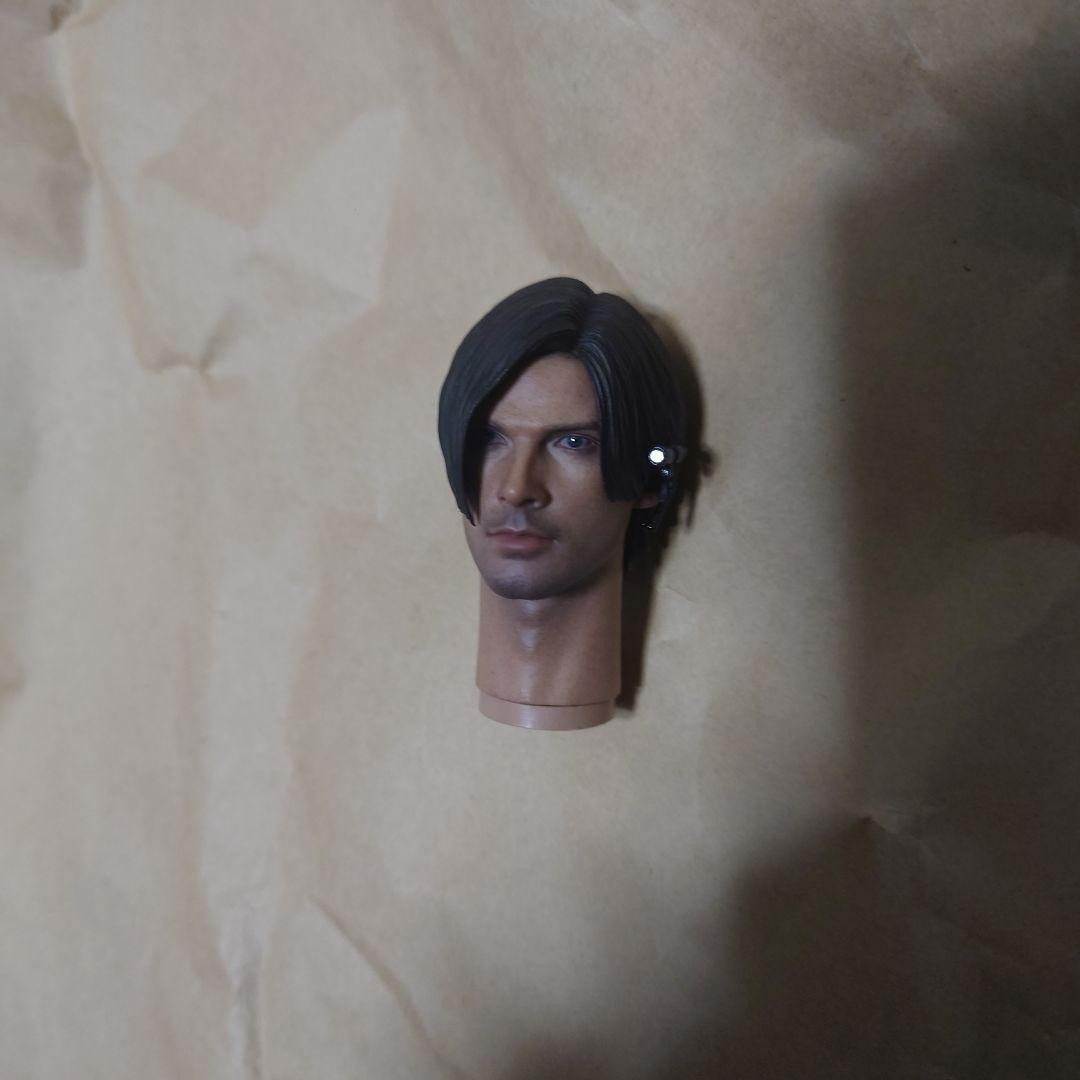 Resident Evil VI Cabeza Esculpida Hot Toys Leon S. Kennedy Escala 1/6 Figura ...