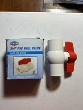 EZ-FLO 3/4 Inch Slip Schedule 40 PVC Quarter Turn Ball Valve 20113