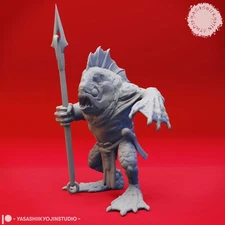 Kuo-Toa | TABLETOP SCALE | TTRPG Monster Miniature | Yasashii Kyojin Studio