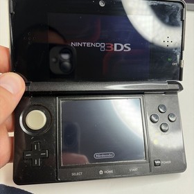 Nintendo 3DS Handheld Video Game Console Black CTR-001 (USA) W Charger US Model