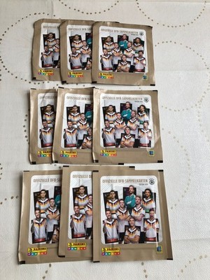 9 Packungen Panini WM 2026 Sticker DFB Edeka Deutschland Sammelkarten OVP Tüten