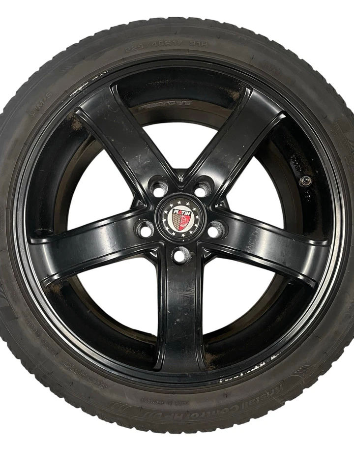 4x VW Seat Skoda Audi Felgen Winterreifen 225/45 R17 91H M+S 5x112 Winterräder - Bild 3 von 4