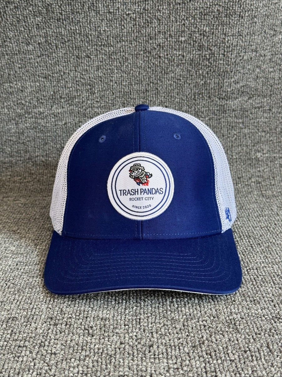 '47 Brand Rocket City Trash Pandas Trucker Snapback Blue White One Size Hat