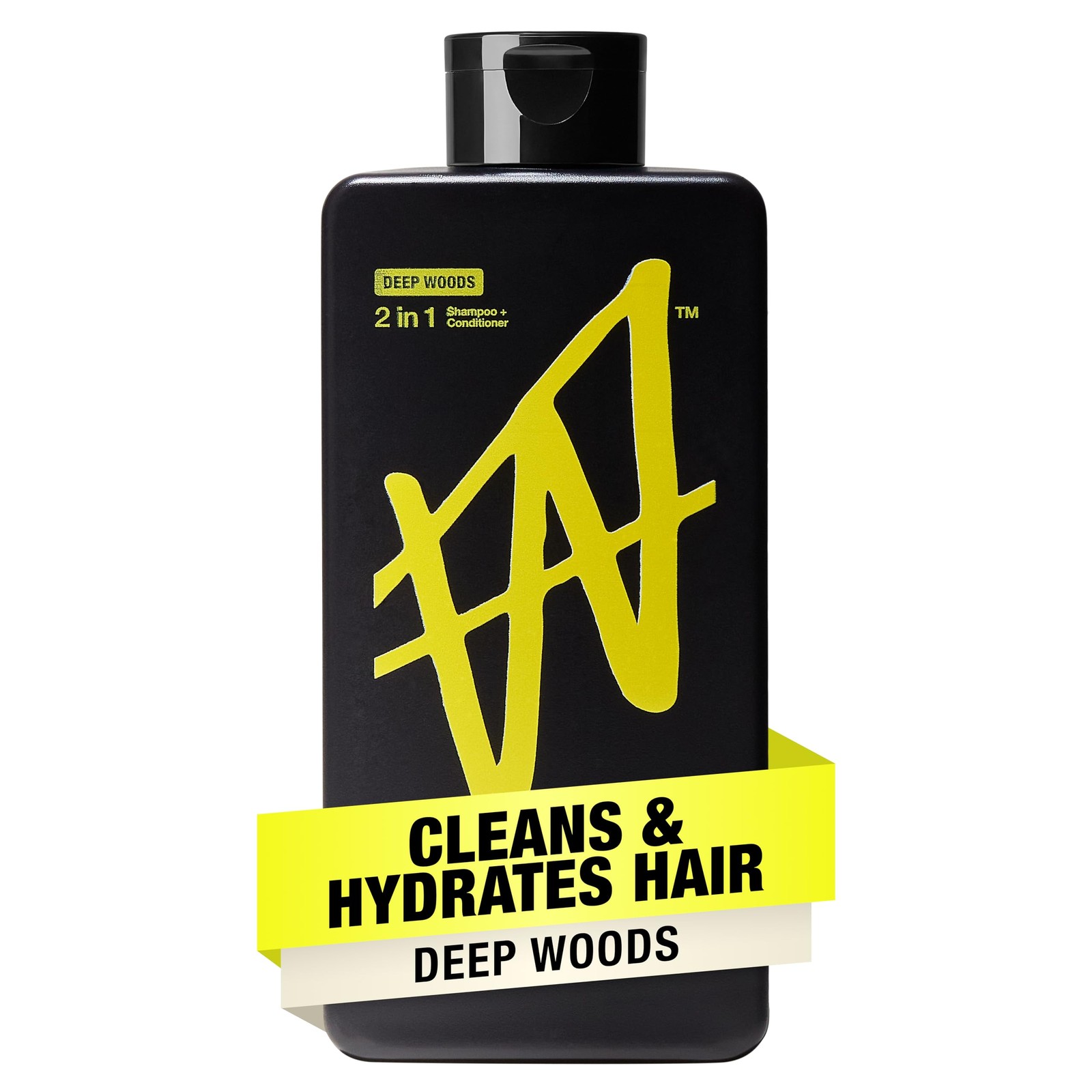 W by Jake Paul Mens 2-in-1 Shampoo and Conditioner, Full Looking Hair, Deep Clea