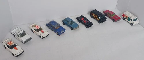 Vintage Corgi Ertl diecast lot of 9 as is as shown