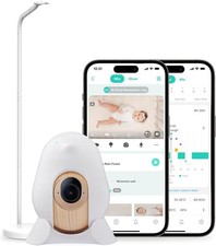 Baby Monitor CuboAi 3 Floor Stand Safety Alerts Humidity