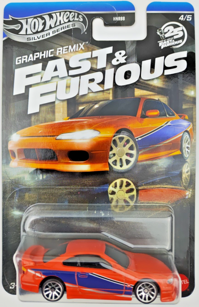 Hot Wheels Nissan Silvia S15 Fast And Furious Graphic Remix 4/5 Neu & Ovp-image