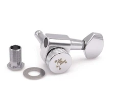 Genuine Tone Ninja 2-pin locking tuners 20:1, Chrome, 3x3