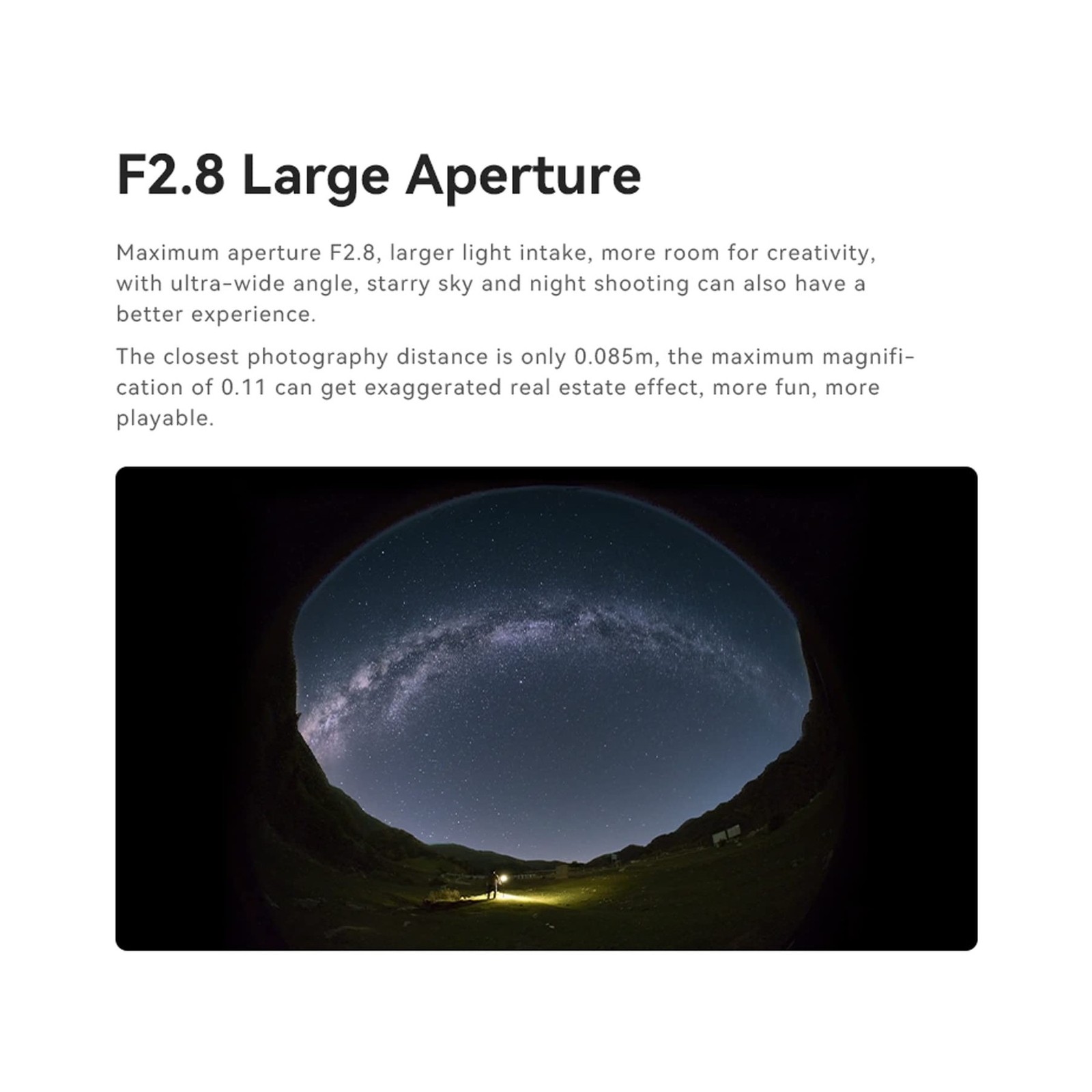 7artisans 4mm F2.8 APS-C Format Circular Fisheye Lens, Ultra Wide 360 Panoram...